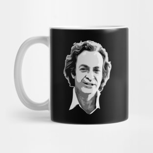 Richard Feynman Black and White Mug